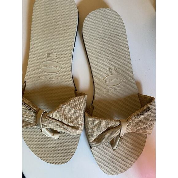 HAVAINAS Women's Flip Flop St Tropez Shine Sandal 10 - Picture 6 of 8